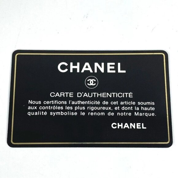 CHANEL A08036 CC CC Mark logo Tote Bag Chain Shoulder Bag enamel Black/Gold - Picture 16 of 16